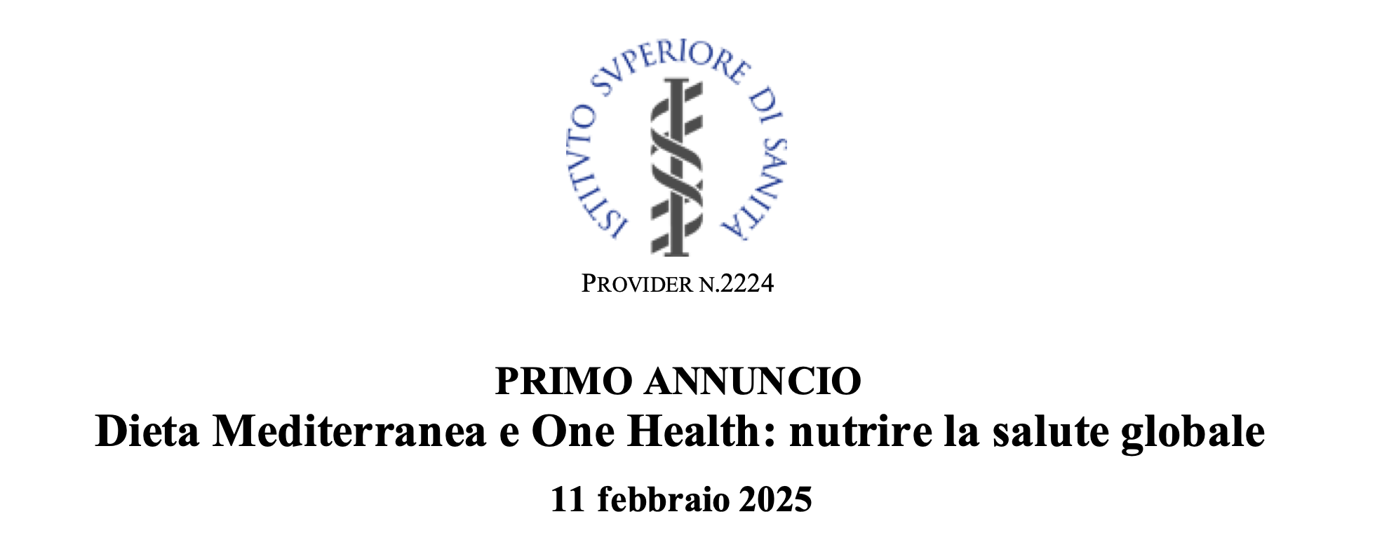 Dieta Mediterranea e One Health: nutrire la salute globale